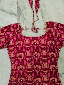 Pink Printed Kurti