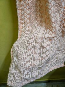 Chikankari Embroidered Kurta (Freebie Included)