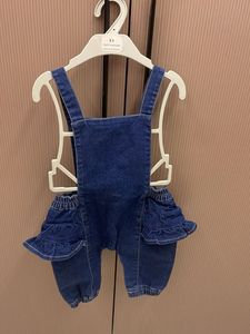 Stylish Denim Dunagaree Skirt Like