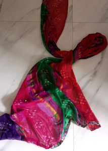 Colorful Bandhani Print Dupatta