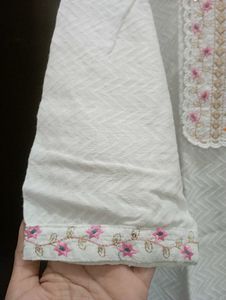 Elegant White Kurta Set