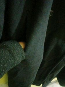 Loverich Black Long Coat