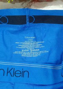 Calvin Klein Blue Boxer Briefs