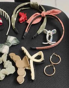 Hair Accessories Bundle With Earring