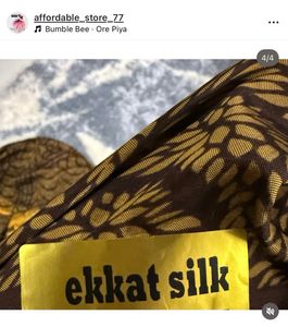 Elegant Brown Printed Saree