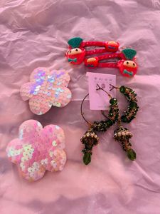 Earrings With Hair Pins