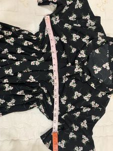Cute Korean Floral Dress