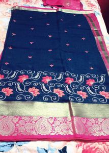 Elegant Saree with Blouse Piece