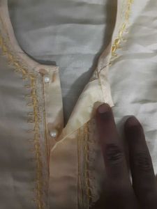 Kids Gold Kurta Pajama Set