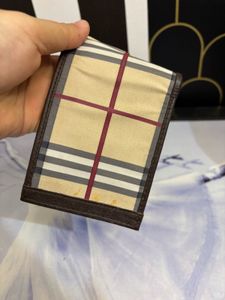 Burberry Check Bi-fold Wallet