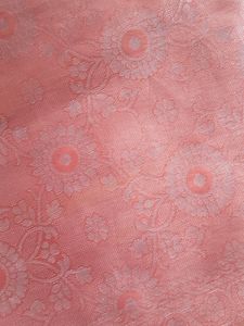 Peach Color Saree With Blouse