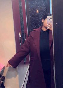 Burgundy Overcoat - Stylish &amp; Warm 42 and 44