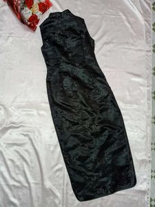 🖤Black Cheongsam Dress🖤