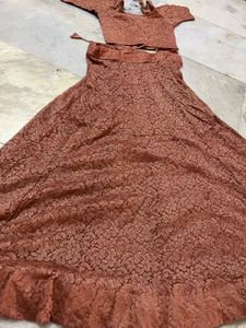 Peach Lehenga