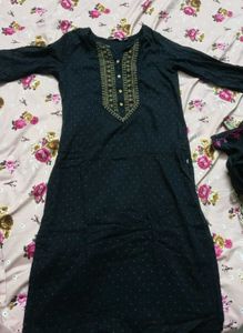 Elegant Embroidered Kurta