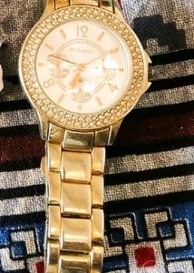 Style&amp;Co Rose Gold Party Wear Watch For Women