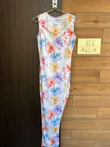 Floral Shein Bodycon Dress in small size