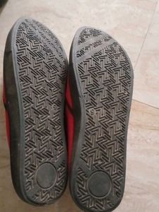 Red Casual Shoes