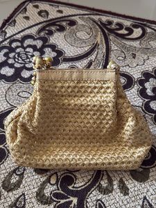 Gold Embellished Clutch