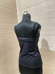 Imported Padded Black  Tank Top