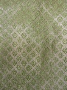 Brocade Silk Olive Green Bright Kurti