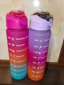 Motivational Water Bottle Set Of 2