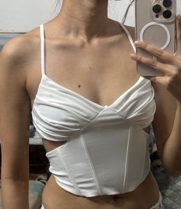 Cut Out Corset Top