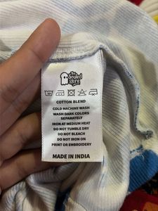 Blue Alien Checkered Top