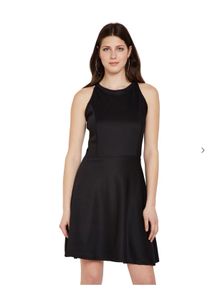 Black Fit &amp; Flare Dress