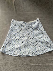 Floral Print Mini Skirt