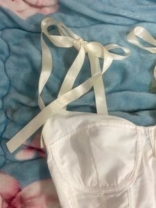 White Corset Top