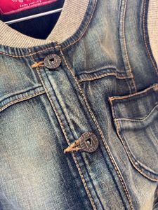 Madame Denim Jacket Charcoal Black