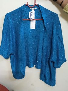 Its Party Wear Shrug With Sequence Make It Shine