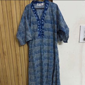 Chevron Print V-Neck Kaftan (buy1 G1)