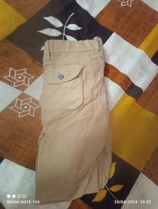 Brown Cargo Jeans 6 Pocket Pants