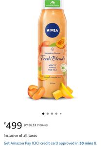 Nivea Bodywash Apricot, 300ml