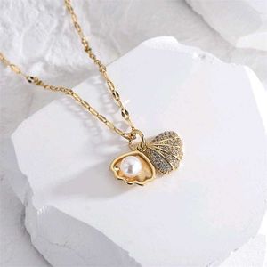 Gold Shell Necklace