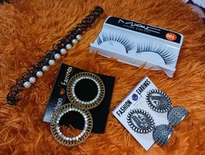 Jewelry &amp; Eyelash Bundle