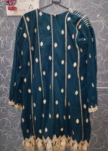 New Short Frock &amp; Plazo With Dupatta.. Eid Offer