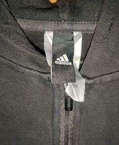 Adidas Black Zip-Up Hoodie