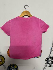 Guess Pink Graphic Tee