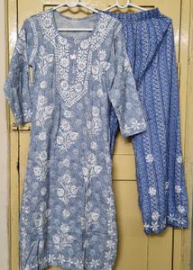 Chaikankari Kurta Set