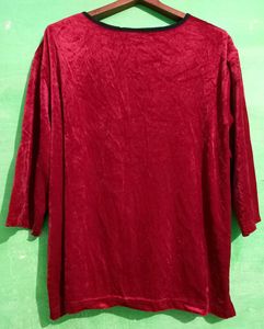 Free Size Velvet Top Totally New