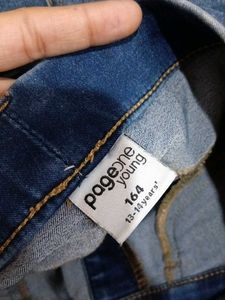 Blue Denim Jeggings