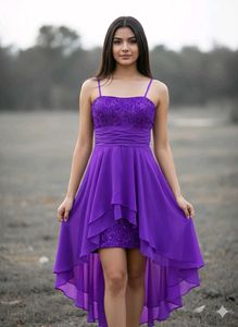 Purple Party Dress