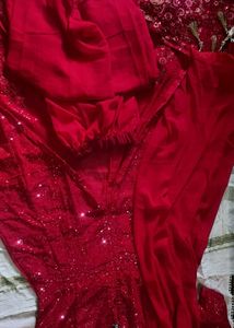 Red Embroidered Lehenga Choli