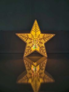 3D printed Decorative Star Light