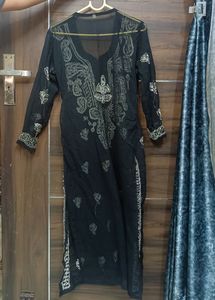 Black Georgette Kurti🎀