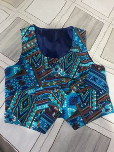 Vintage Style Patterned Vest
