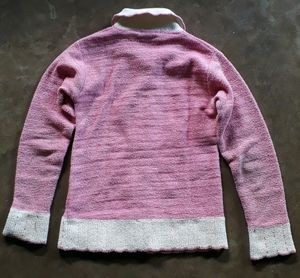 Pink - White Sweater For 8 to 12 year Girls